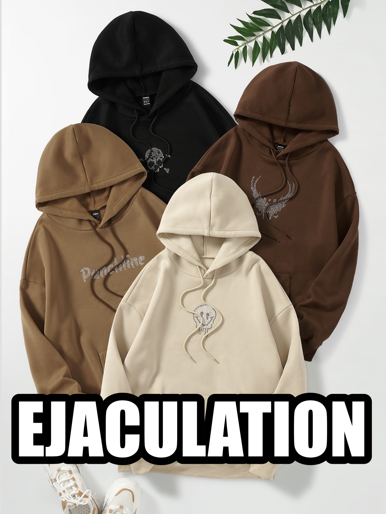 The hoodies ejaculate.